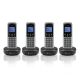 Motorola T604 Cordless Phone System with 4 Digital Handsets